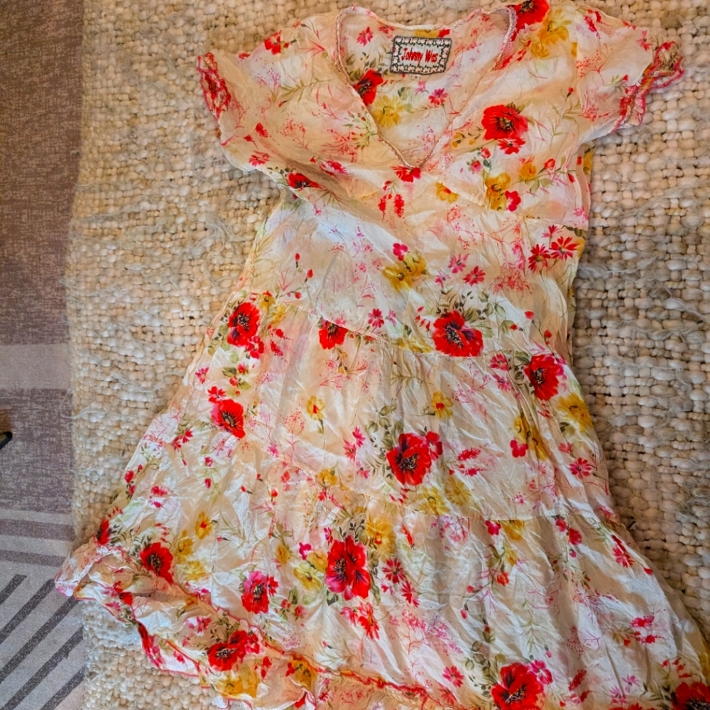 Johnny was gorgeous romantic dress